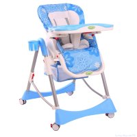 Детcкий стульчик для кормления BabyOne H1008B (голубой)